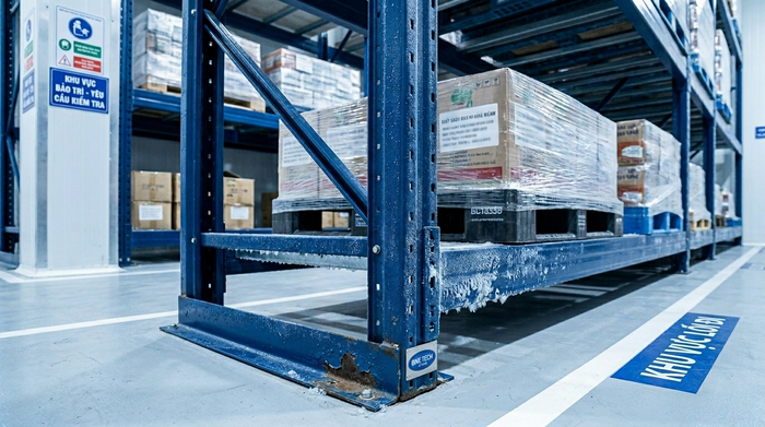 Bảo trì kệ kho lạnh Thái Nguyên Bảo trì kệ kho lạnh Thái Nguyên để hạn chế han gỉ