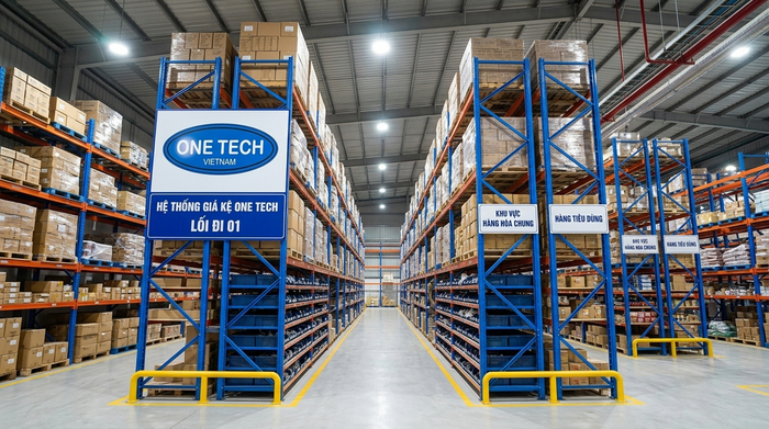 Kệ pallet Selective cho kho nhiều mã hàng Kệ pallet Selective tại Thái Nguyên cho kho nhiều mã hàng