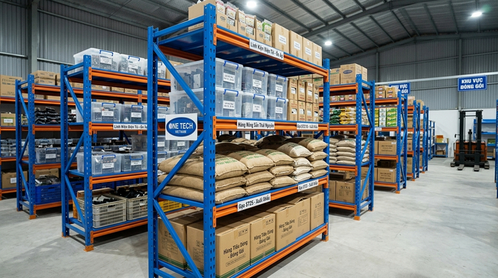 Kệ trung tải nhiều tầng tại Thái Nguyên Kệ trung tải nhiều tầng cho kho nông sản và linh kiện tại Thái Nguyên