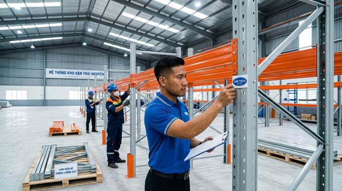 Lắp đặt kệ pallet Thái Nguyên đúng kỹ thuật Thi công lắp đặt kệ pallet Thái Nguyên đúng kỹ thuật