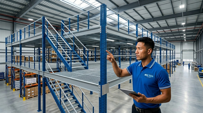 Nghiệm thu kệ mezzanine công nghiệp Nghiệm thu hệ kệ mezzanine công nghiệp sau lắp đặt