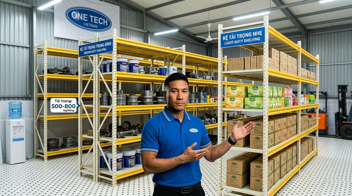 Chọn tải trọng kệ trung tải Thái Nguyên Cách chọn tải trọng kệ trung tải Thái Nguyên theo hàng hóa