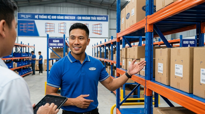 Tư vấn kệ trung tải Thái Nguyên OneTech Group Tư vấn thiết kế và lắp đặt kệ trung tải Thái Nguyên trực thuộc OneTech Group