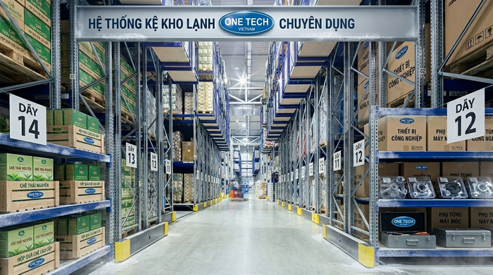 Ứng dụng kệ kho lạnh tại Thái Nguyên Ứng dụng kệ kho lạnh tại Thái Nguyên cho nông sản và nhà xưởng
