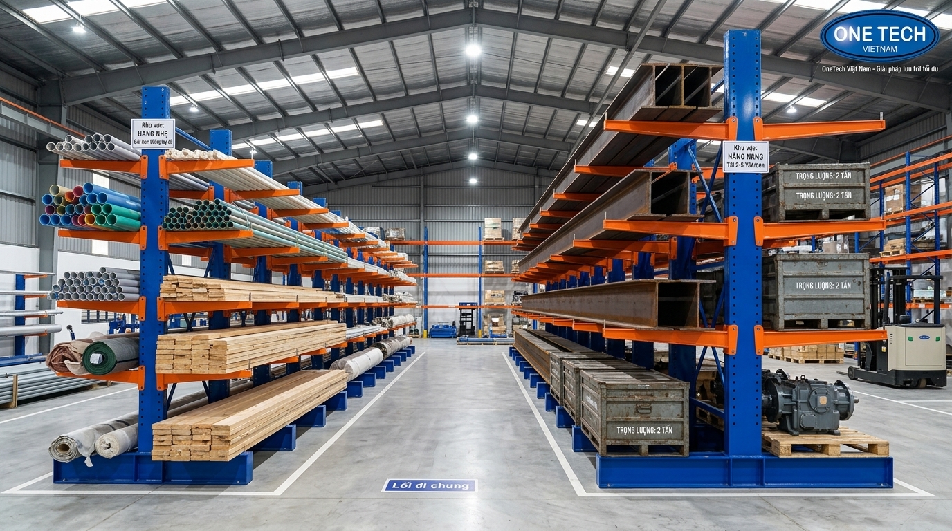 Tải trọng kệ tay đỡ trung tải và hàng nặng Bảng minh họa tải trọng kệ tay đỡ trung tải và kệ tay đỡ hàng nặng