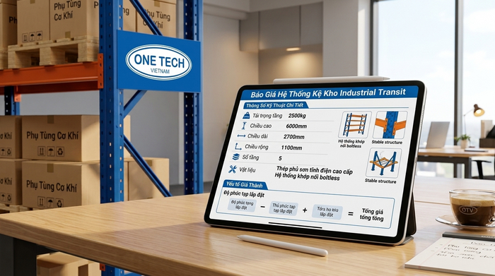 Báo giá kệ kho trung chuyển theo tải trọng và mặt bằng Báo giá kệ kho trung chuyển Thái Nguyên theo bản vẽ