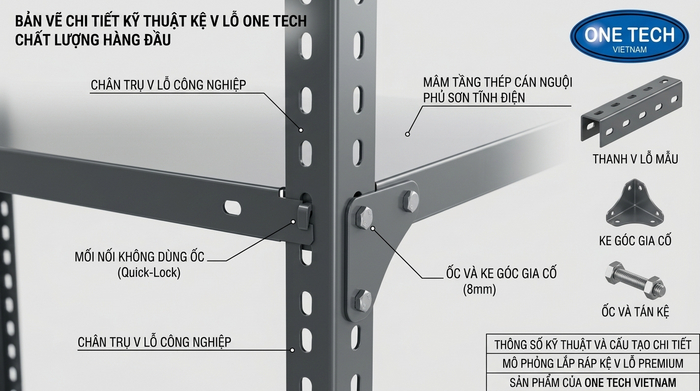 Cấu tạo chi tiết kệ sắt v lỗ Thái Nguyên Cấu tạo chi tiết kệ sắt v lỗ Thái Nguyên