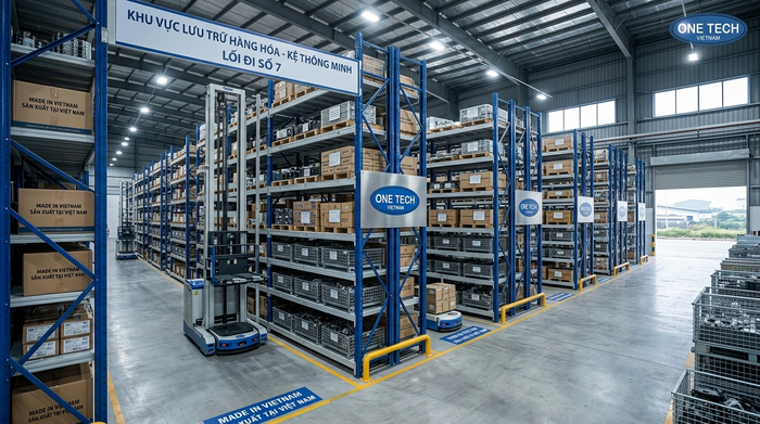 Kệ kho thông minh cho kho công nghiệp Sông Công Thái Nguyên