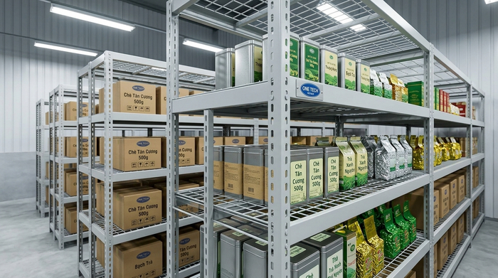 Kệ lưu trữ chè Thái Nguyên tại hợp tác xã Kệ lưu trữ chè Thái Nguyên tại hợp tác xã