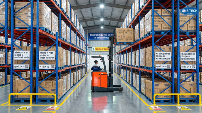 Kệ selective hỗ trợ quản lý tồn kho pallet tại Thái Nguyên