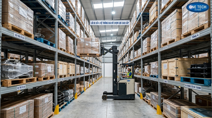Kệ Selective cho kho pallet tại khu công nghiệp Thái Nguyên