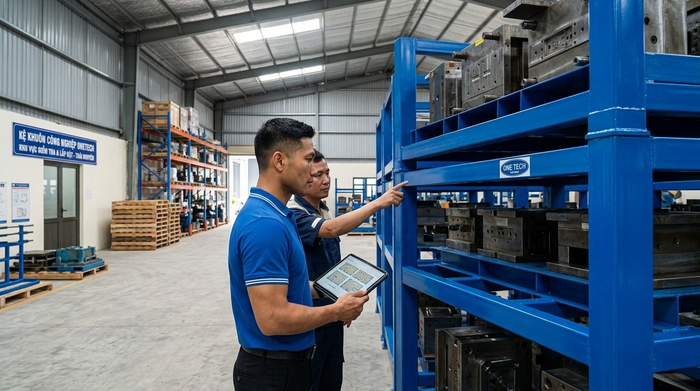 Khảo sát lắp đặt kệ khuôn tại Thái Nguyên