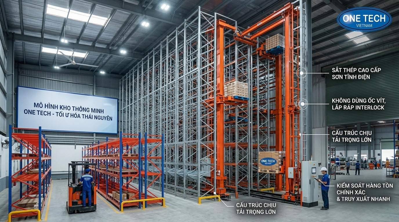 Nhu cầu kệ kho ASRS tại Thái Nguyên Nhu cầu sử dụng kệ kho ASRS tại khu công nghiệp Thái Nguyên