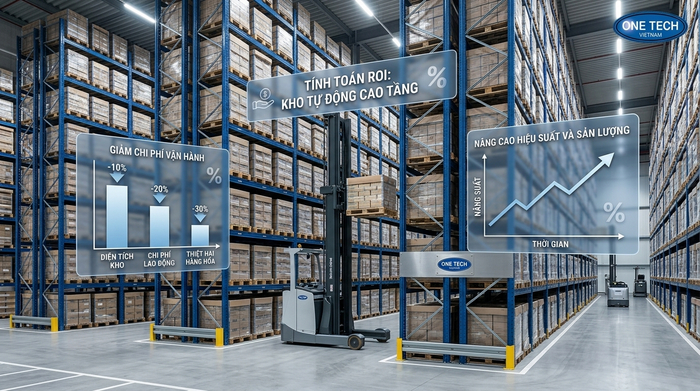 Đánh giá ROI cho dự án Stacker-Crane Cách đánh giá hoàn vốn khi đầu tư Stacker-Crane Thái Nguyên