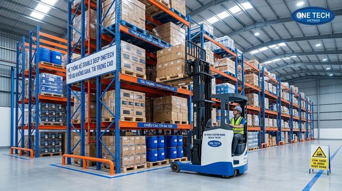 Tiêu chí chọn Kệ Double Deep Thái Nguyên Các tiêu chí chọn Kệ Double Deep Thái Nguyên theo tải trọng pallet chiều cao và xe nâng