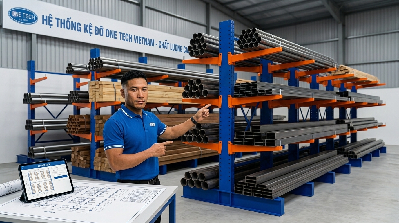 Tư vấn kệ tay đỡ Thái Nguyên Tư vấn kệ tay đỡ Thái Nguyên dựa trên bản vẽ kho và loại hàng thực tế