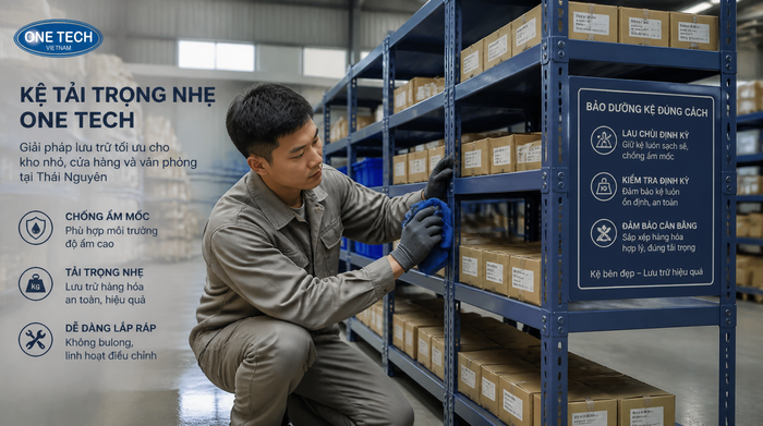Bảo trì kệ tải trọng nhẹ chống ẩm Thái Nguyên Bảo trì kệ tải trọng nhẹ chống ẩm trong kho tại Thái Nguyên