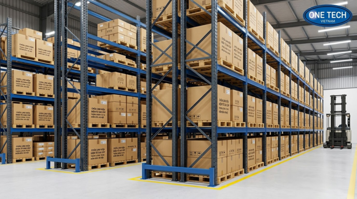 Kệ hạng nặng cho kho linh kiện điện tử pallet Kệ hạng nặng cho kho linh kiện điện tử lưu trữ pallet