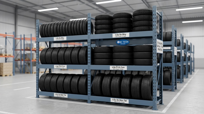 Kệ Selective lưu trữ lốp xe tải trọng cao