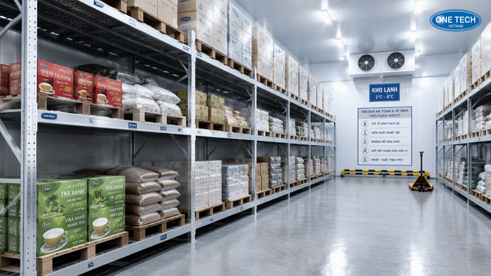Tiêu chuẩn HACCP cho kho lạnh thực phẩm và hệ thống kệ