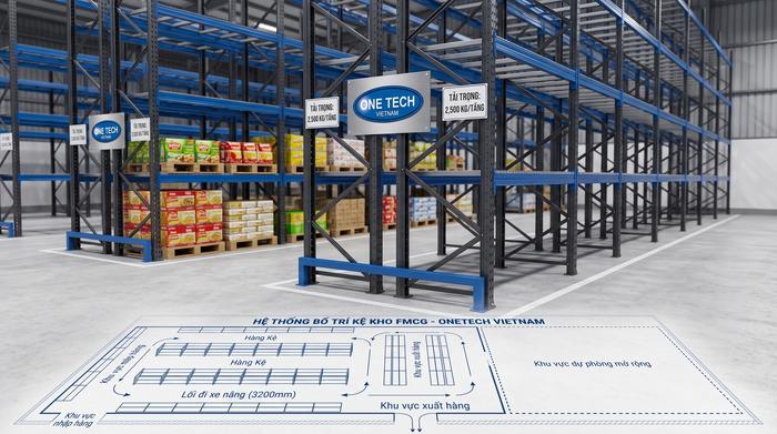 Báo giá kệ kho FMCG Thái Nguyên theo bản vẽ và tải trọng