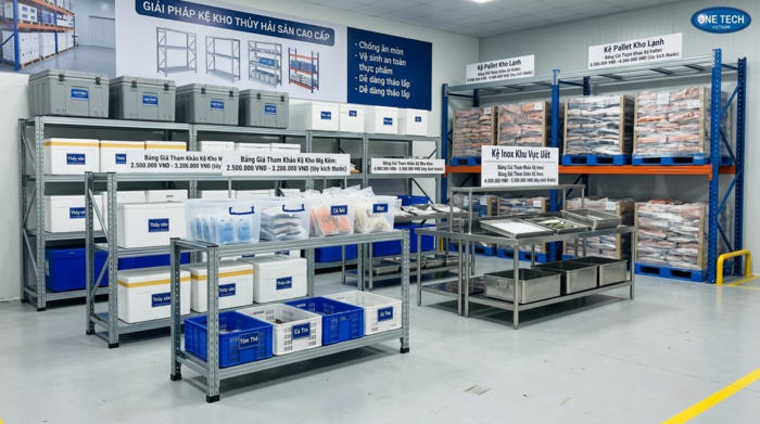 Báo giá kệ kho thủy hải sản Thái Nguyên Báo giá kệ kho thủy hải sản Thái Nguyên theo kích thước và tải trọng