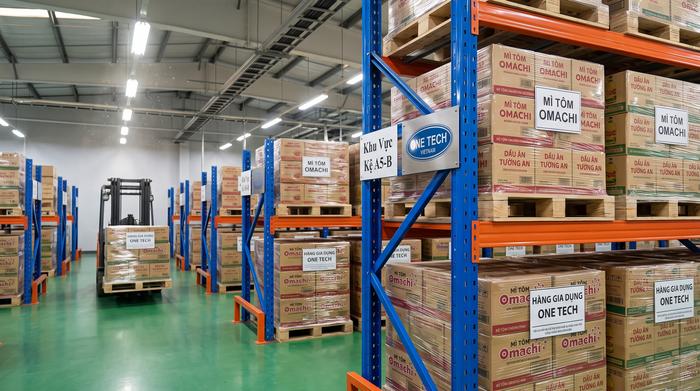 Kệ hạng nặng chứa pallet cho kho siêu thị Thái Nguyên