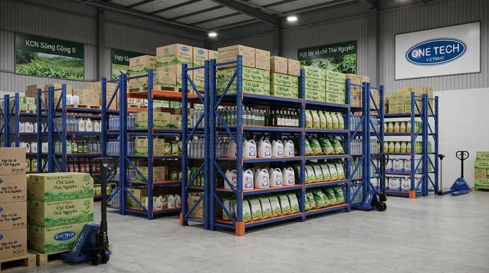 Kệ kho FMCG Thái Nguyên cho kho hàng tiêu dùng nhanh