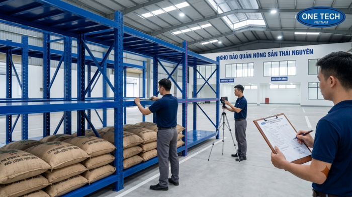 Quy trình lắp đặt kệ kho cà phê Thái Nguyên Lắp đặt và bàn giao kệ kho cà phê tại Thái Nguyên